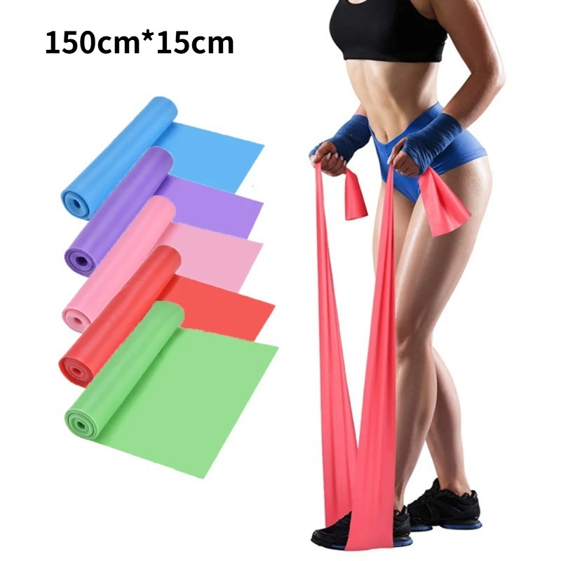Yoga Fitness Resistance Band - Bandas de Resistencia de Látex Natural,