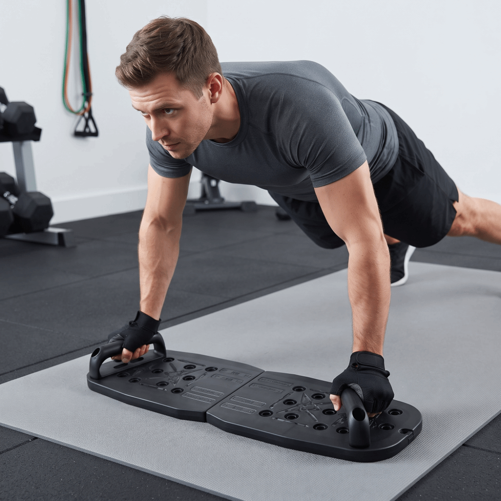 Push Up Board - Tabla de flexiones portátil y plegable,