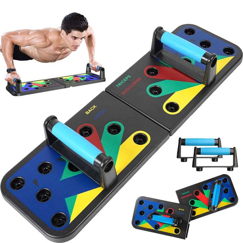 Push Up Board - Tabla de Flexiones Plegable y Portátil