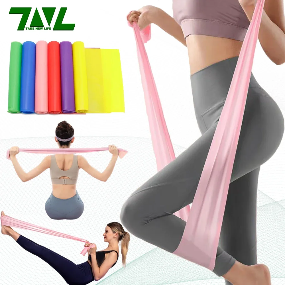 Yoga Fitness Resistance Band - Longitud: 200 cm Yoga Pilates Stretch