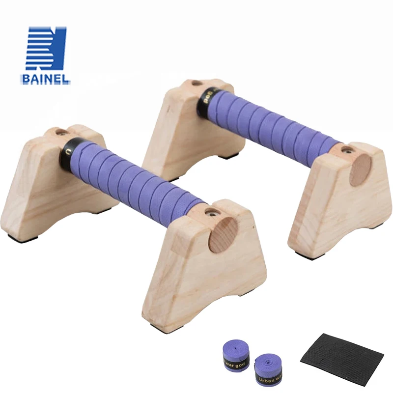 Push Up Board - Soporte de madera para flexiones, manijas