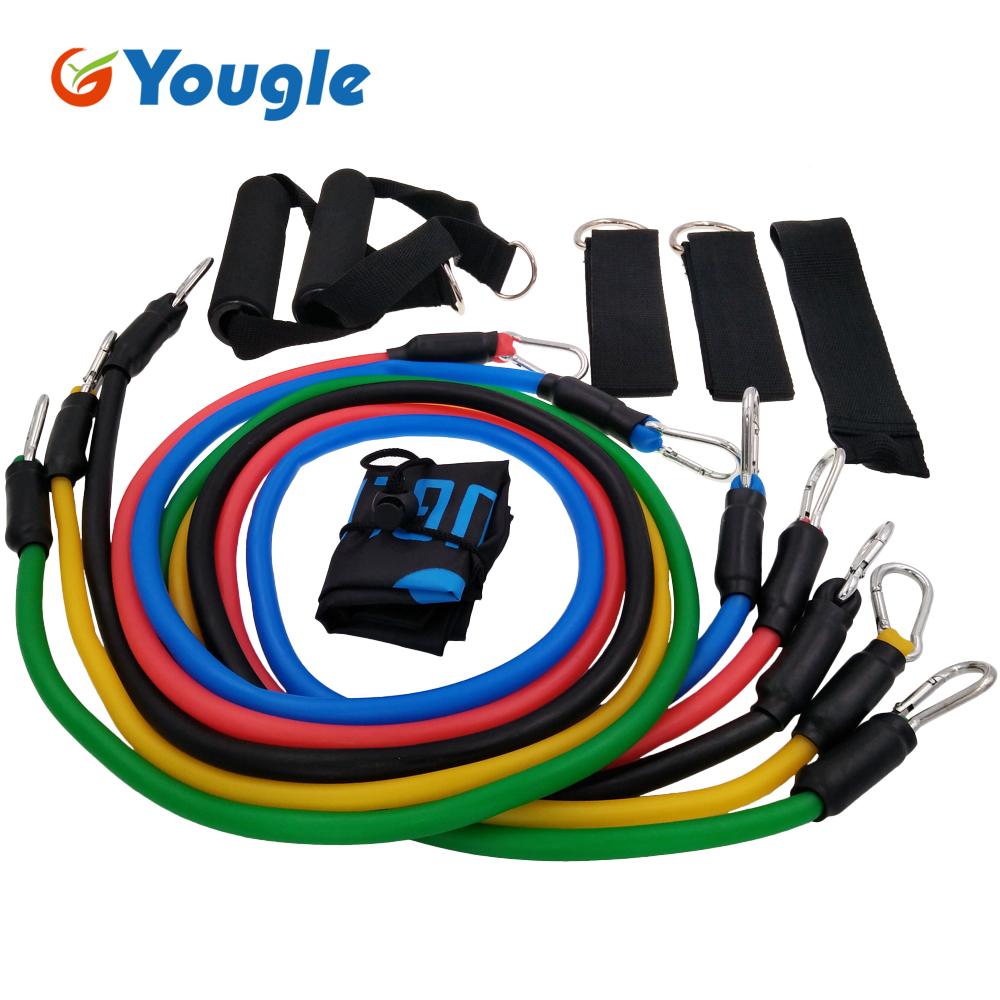 Yoga Fitness Resistance Band - YOUGLE-Cuerda para tirar para fitness, 11