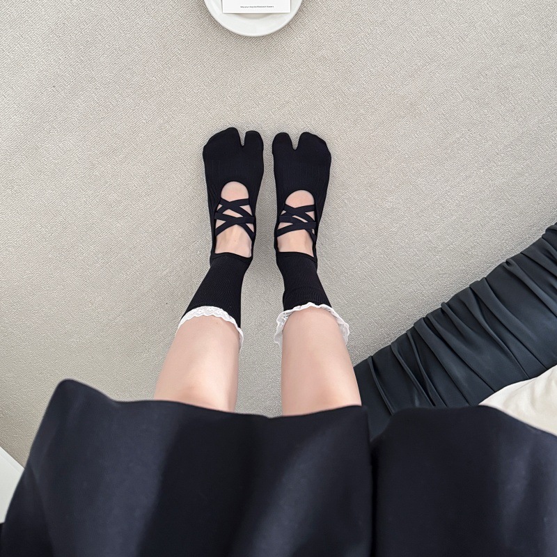 Calcetines de yoga con borde d - Yoga Of Fitness reseña y precio