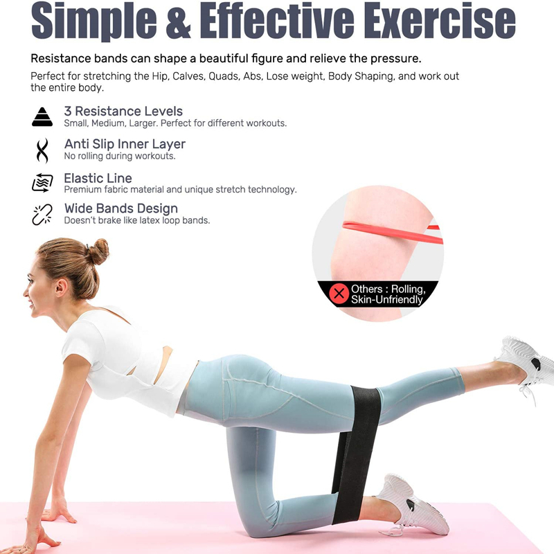 Conjunto de bandas de resisten - Yoga Fitness Resistance Band reseña y precio