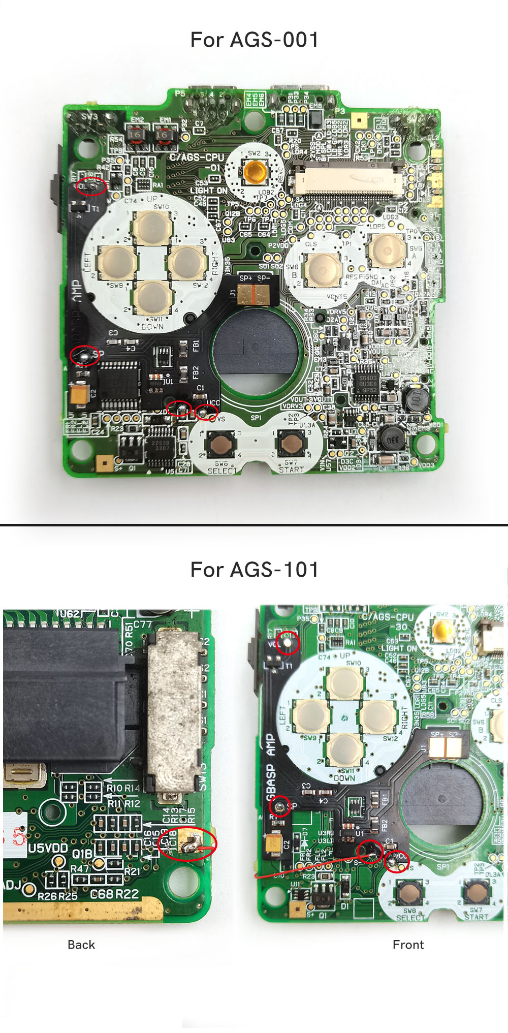 Amplificador para GBA SP/GBA A - Push Up Board reseña y precio