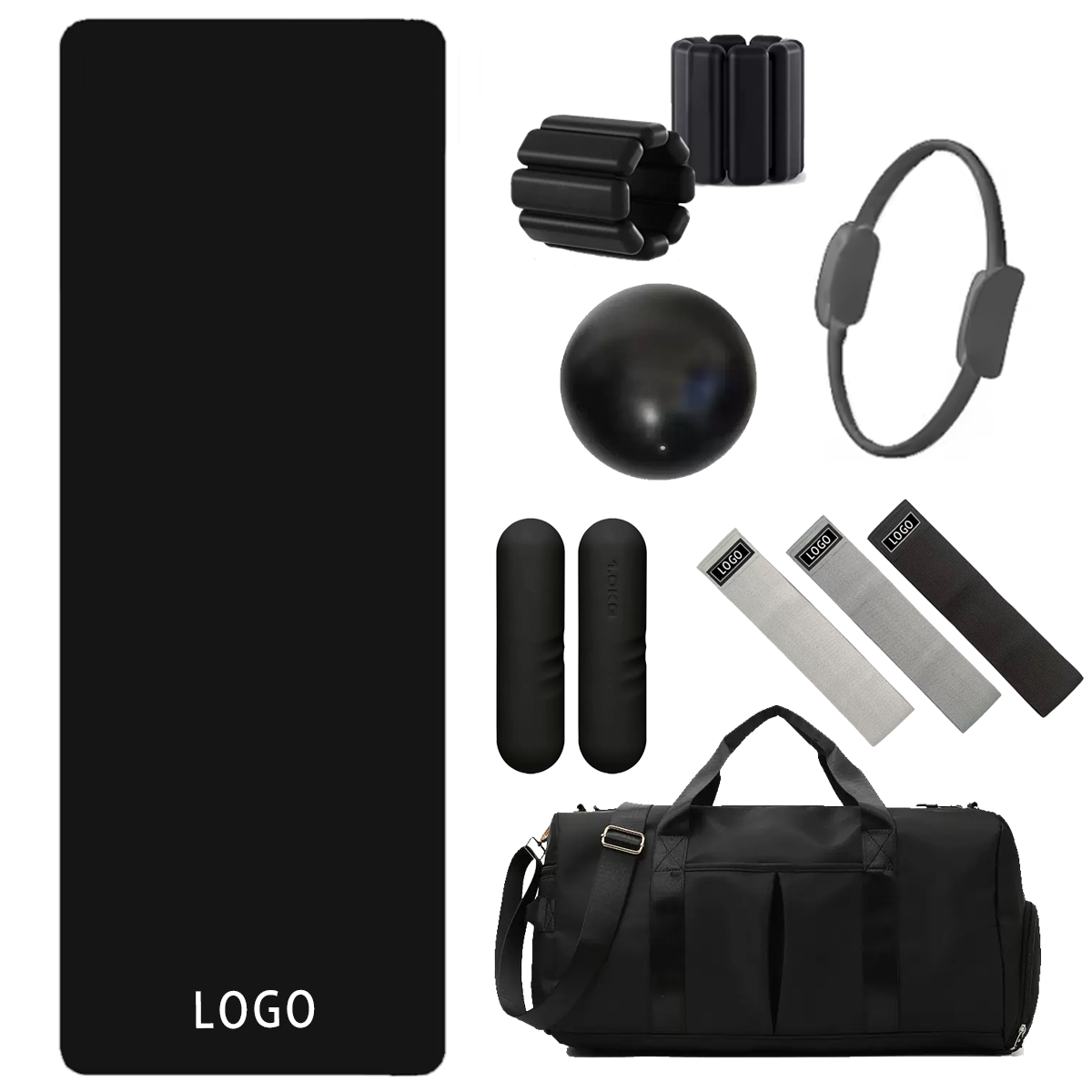Kit de Pilates con Logotipo Pe - Yoga Fitness Resistance Band reseña y precio
